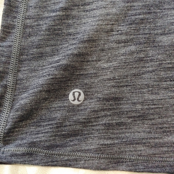 Lululemon Work The Circuit Tank Heathered Black Gray Size 6 - Picture 6 of 11